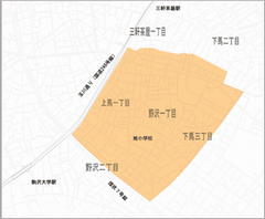 旭小学校周辺地区区域
