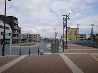 駅前広場からの眺望