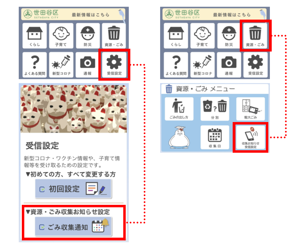 設定手順