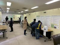 区民センターご来場の様子