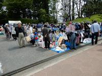 世田谷公園のフリーマーケットの様子