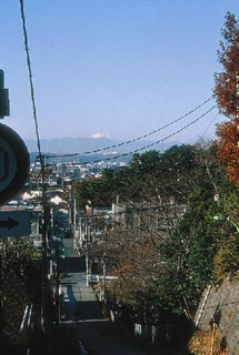 岡本の富士見坂-岡本3丁目の坂