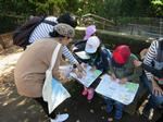 円泉ヶ丘公園でのなぞときの様子
