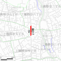 都市計画道路補助第217号線（上祖師谷4、5、6丁目）事業箇所図