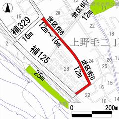 世田谷区画街路6号線整備箇所図