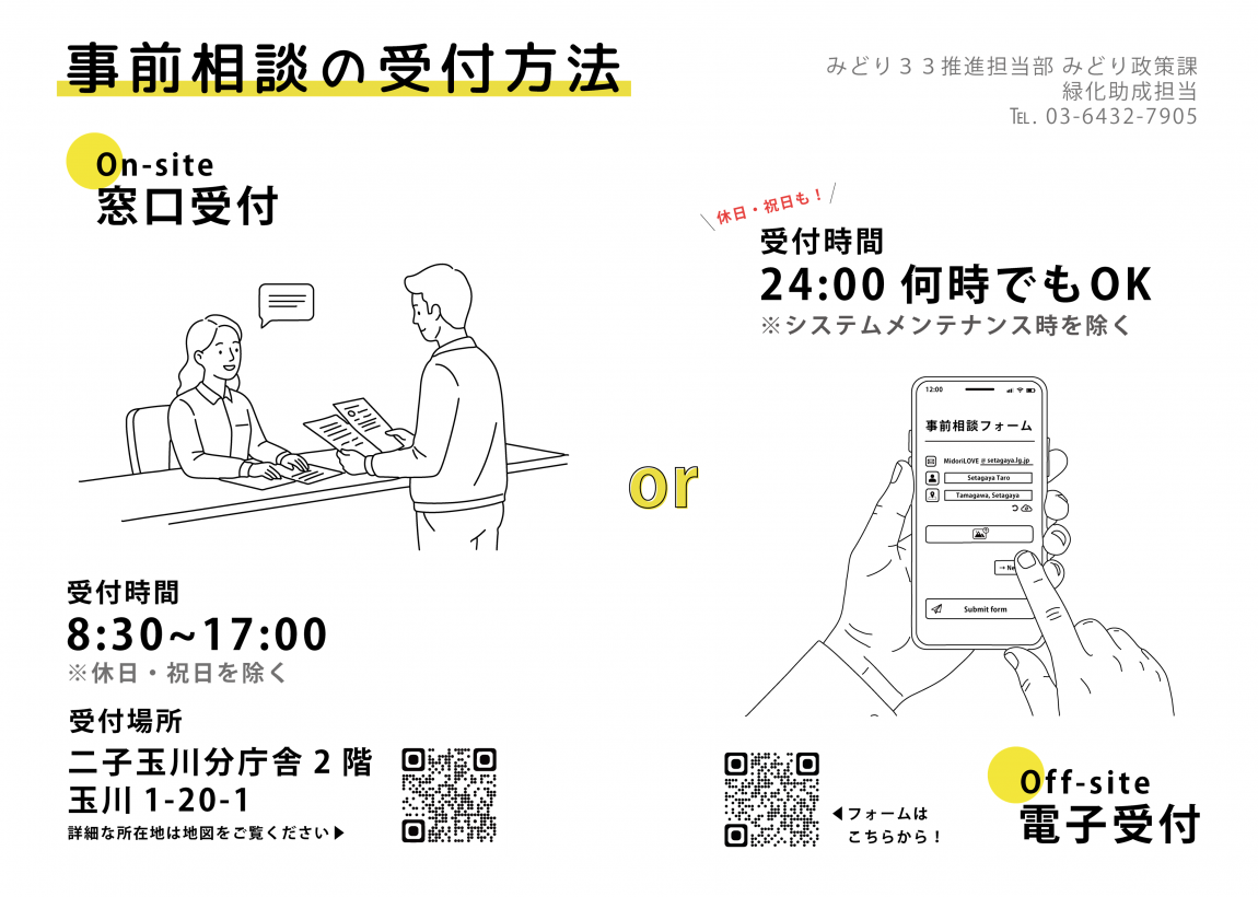 事前相談方法の紹介