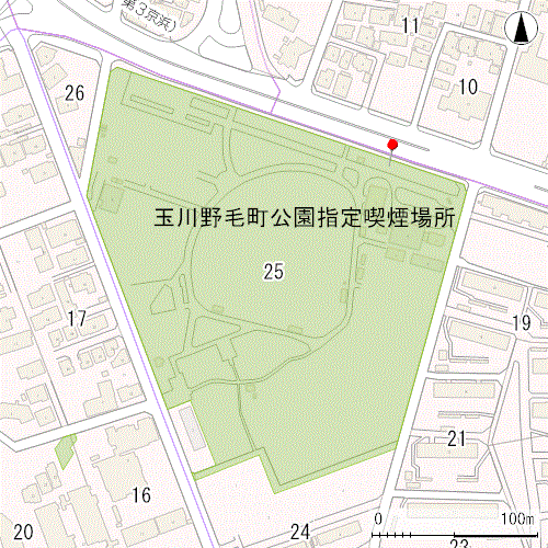 玉川野毛町公園指定喫煙場所