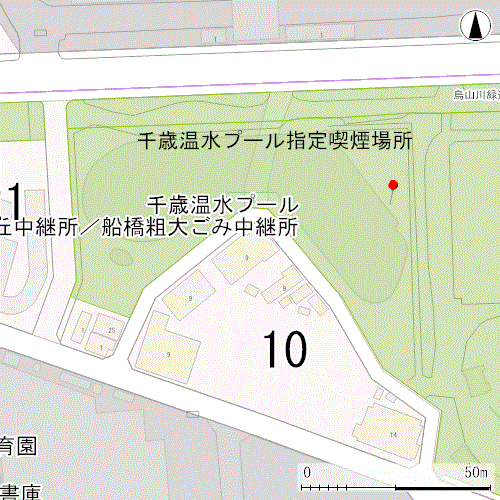 千歳温水プール指定喫煙場所