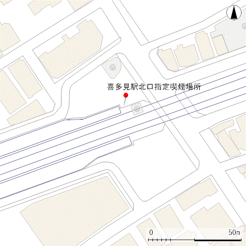 喜多見駅周辺指定喫煙場所