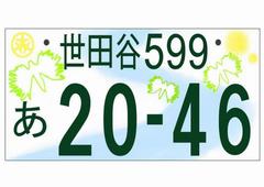 寄付金付き図柄入りナンバープレート（フルカラー）