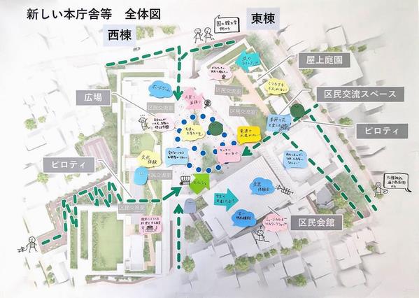 模造紙（施設全体）