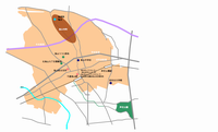 烏山出張所管内地図（略図）