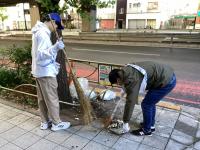 清掃活動の様子