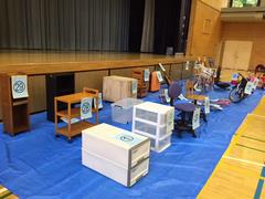 エコフェスタちとふなの小型家具抽選会の様子