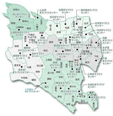 まちづくりセンター地図