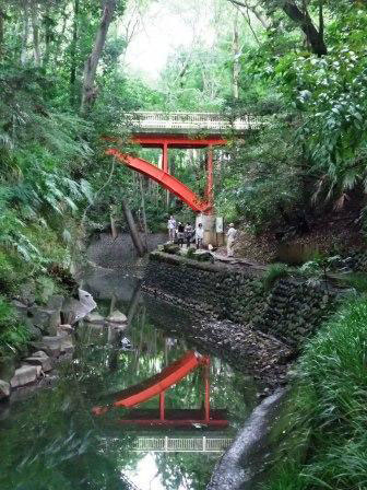 等々力渓谷とゴルフ橋