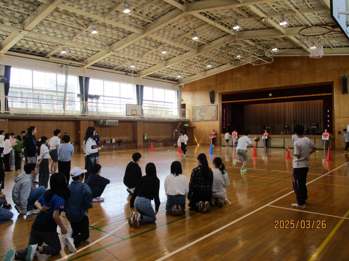 バスケットボールリレー