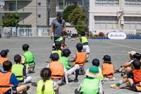 タグラグビー教室の様子(1)