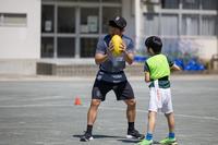 タグラグビー教室の様子(2)