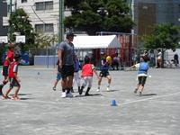 タグラグビー教室の様子(3)