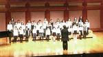 音楽くらぶコンサート（ジュニアココーラス）の様子