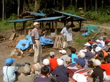地域環境学習プログラムの様子の写真3