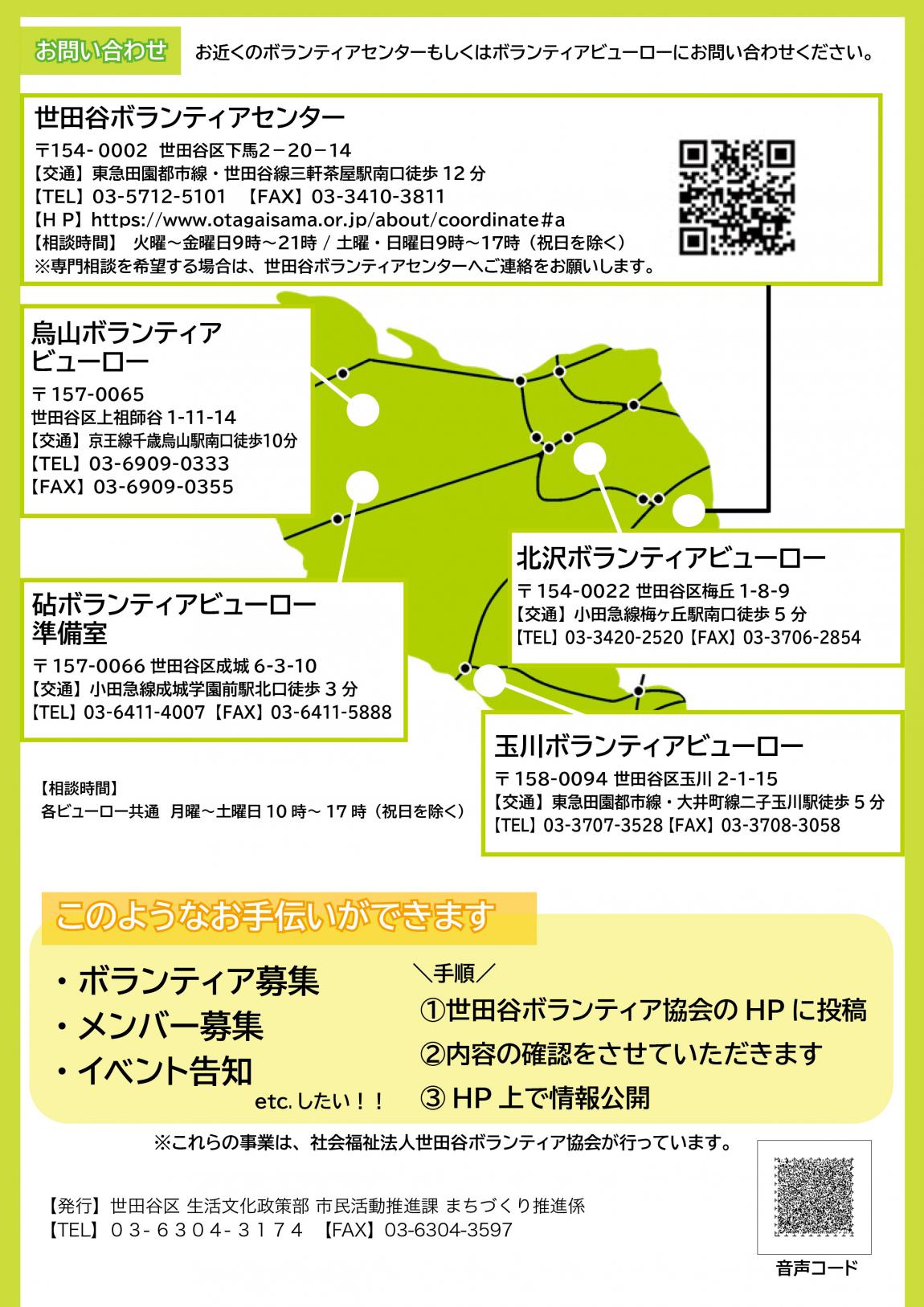 市民活動・NPO相談ちらし裏